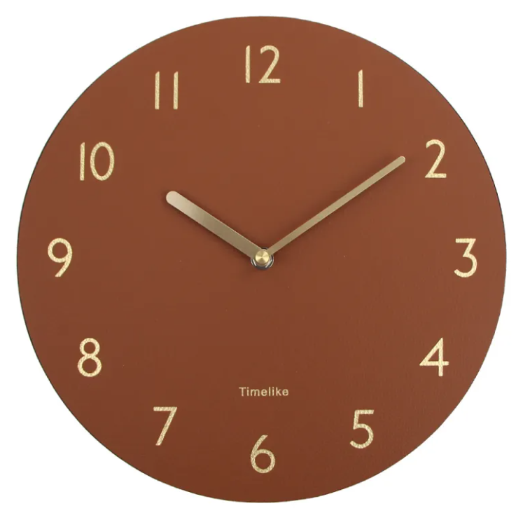 Leather Wall Clock